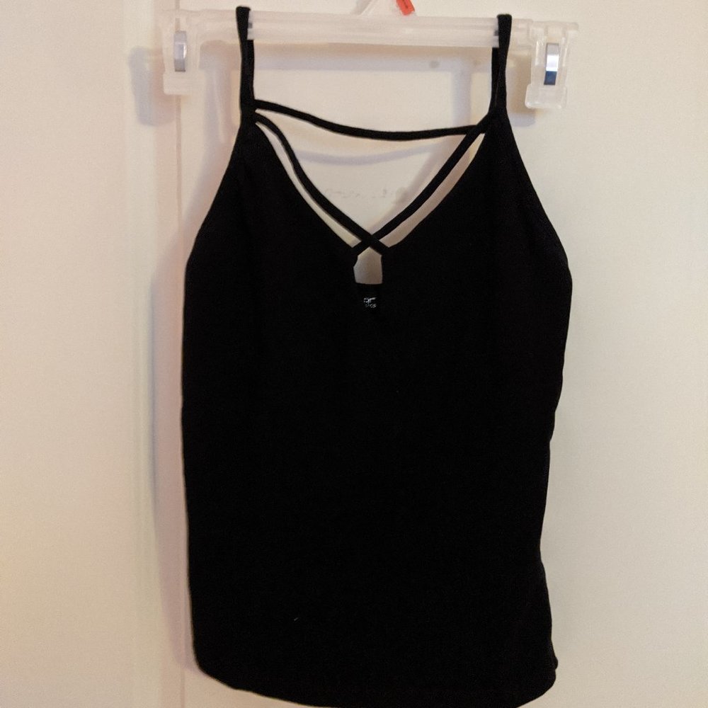 Front Cross Tank Top